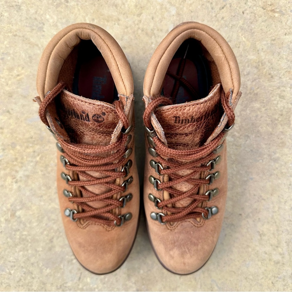 Timberland Lace-up Hiking Boots Vintage Rugged Gorpecore - Size 6.5M Women’s - Picture 6 of 9